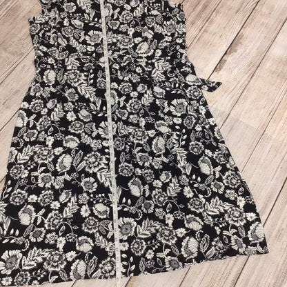 BNWT Tu Black & White Floral Print Dress RRP £25 Size 22