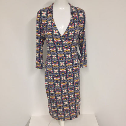 GOK for TU Multicoloured Stretchy Wrap Dress Size 14R