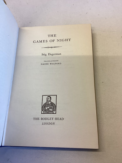 The Games of Night and Other Writings Stig Dagerman