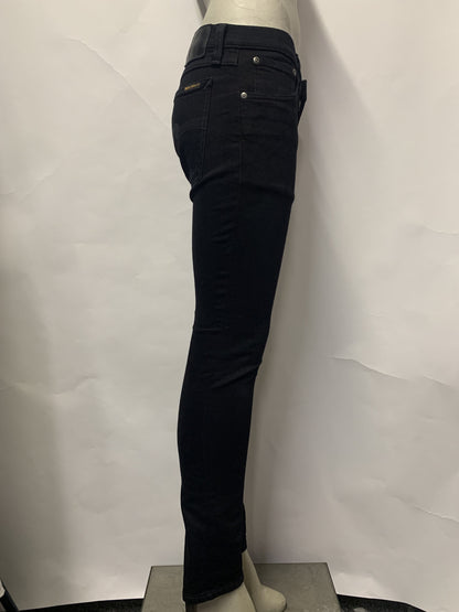 Nudie Jeans Black Skinny Jeans W28 L30