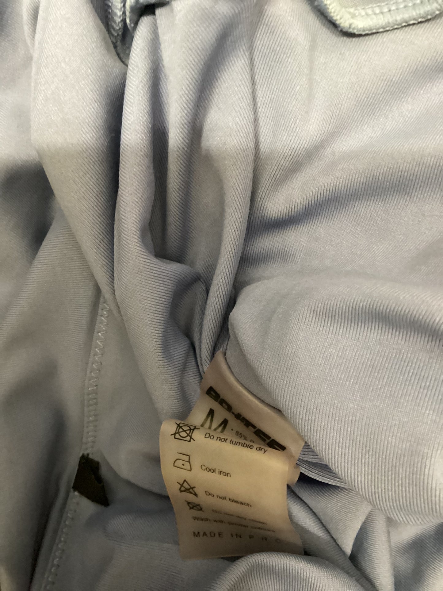 Bo+Tee Light Blue Long Sleeve Playsuit Size M