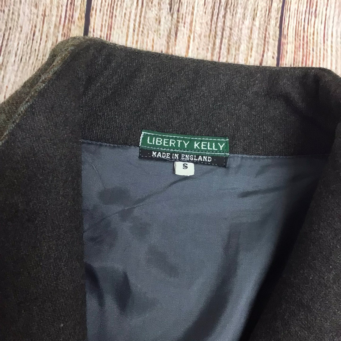 Liberty Kelly Green Tweed Jacket Size S