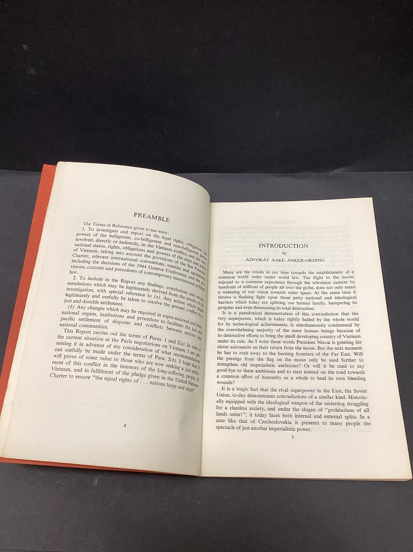 Report on the International Politico-Legal Aspects of the Vietnam Conflict by William Warbey