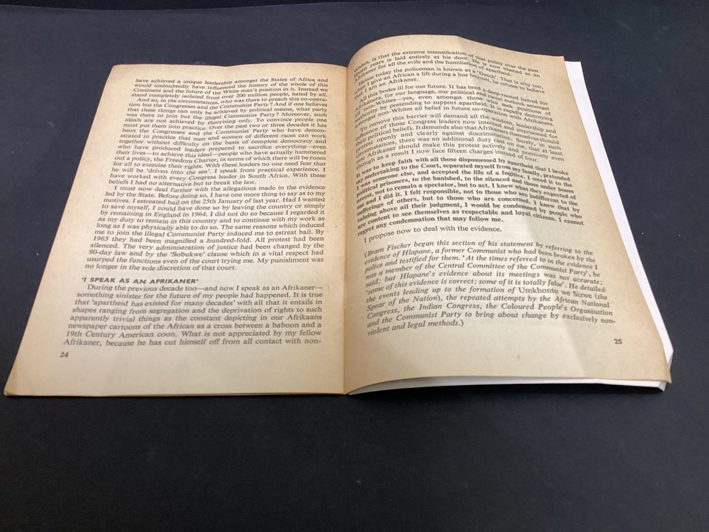 What I Did Was Right…by Bram Fischer