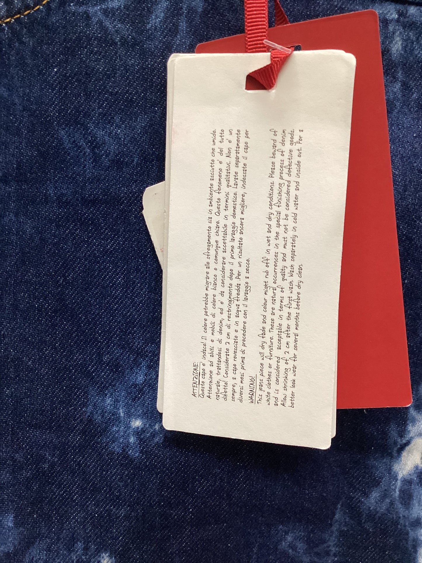 BNWT Miss Sixty Urban Outfitters Denim Tie-Dye Mini Skirt Size L