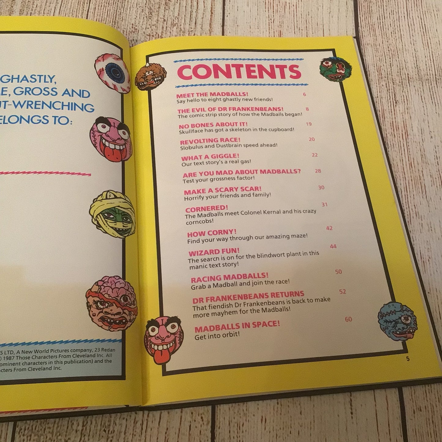 Madballs Annual 1987 edited by Julie Hollings - Marvel