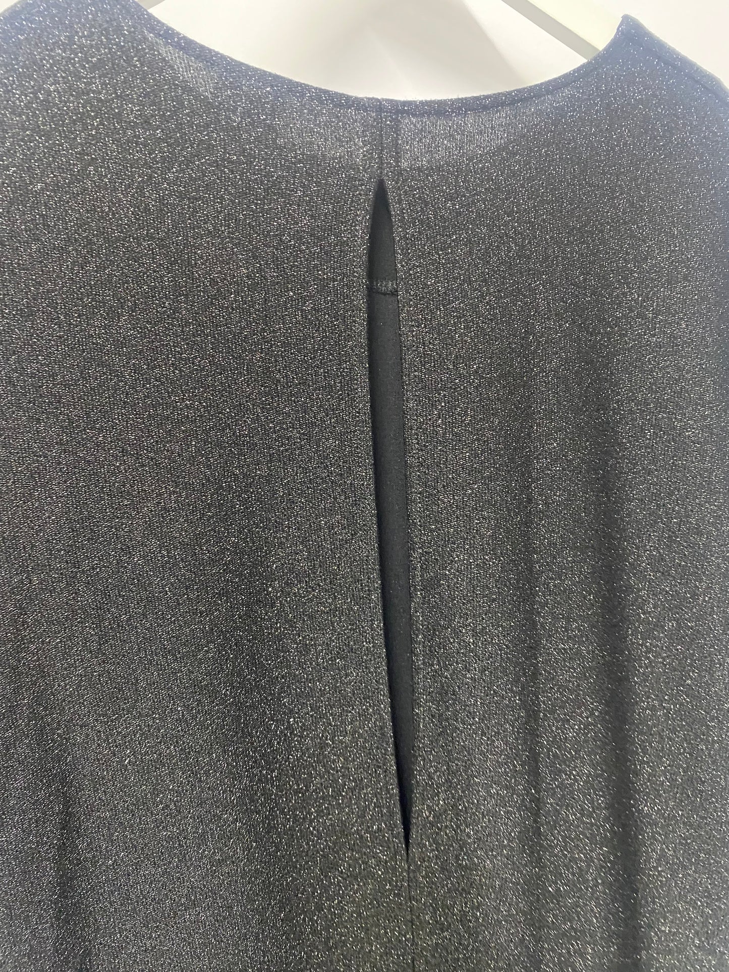 & Other Stories Black Long Sleeve Stretch Glitter Dress 12