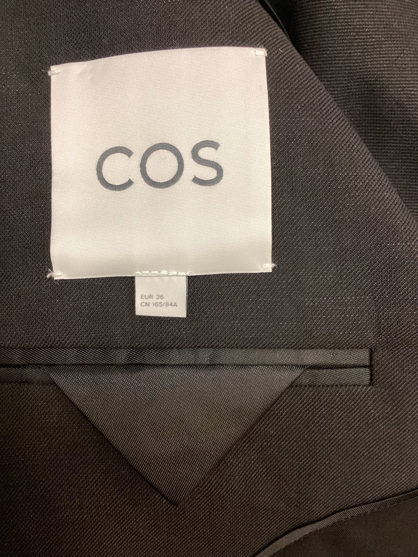 BNWT COS Black Blazer UK 8