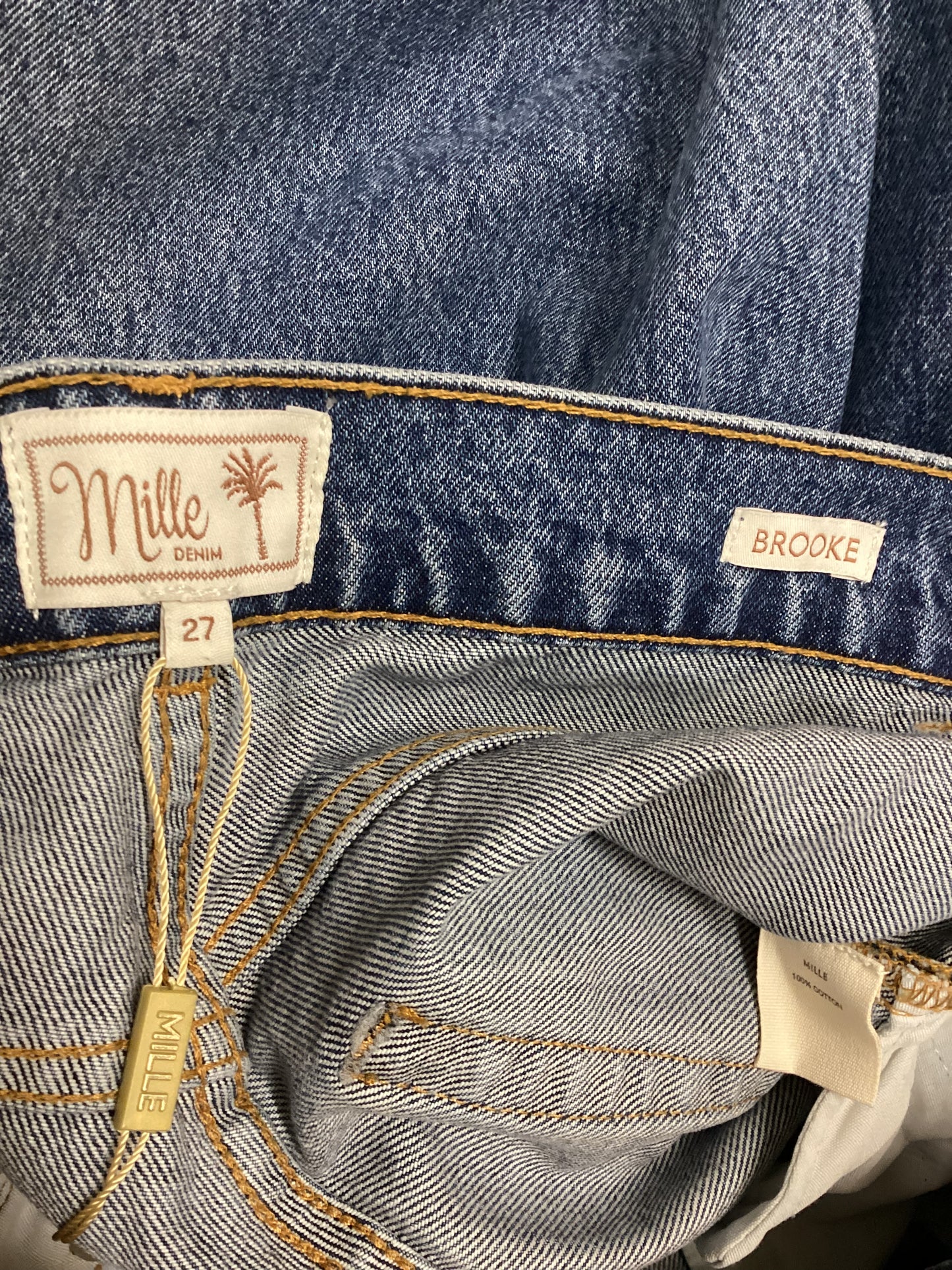 BNWT Mille Jeans Brooke 100% Cotton Size 27
