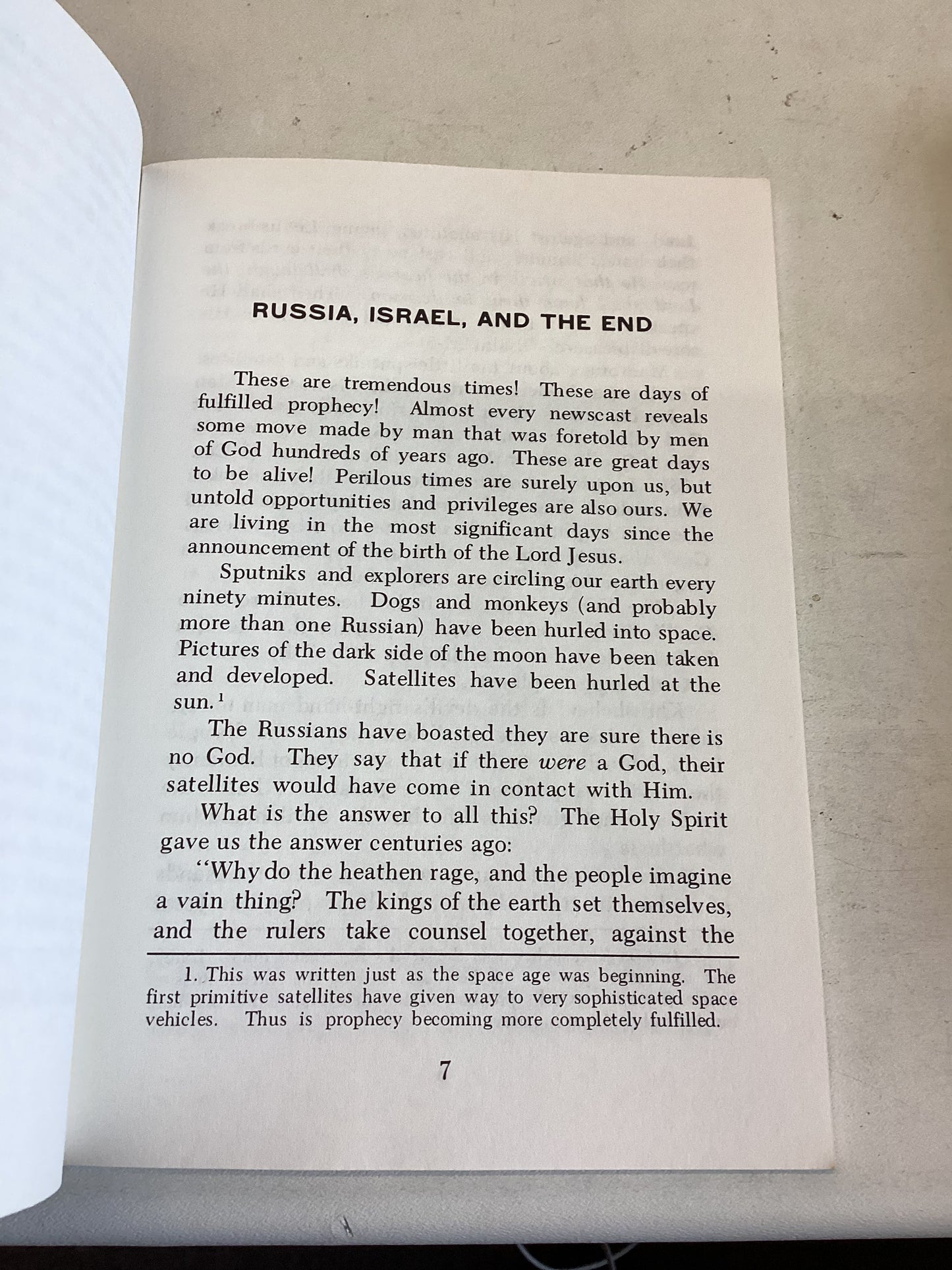 Russia, Israel and The End Oliver B Greene