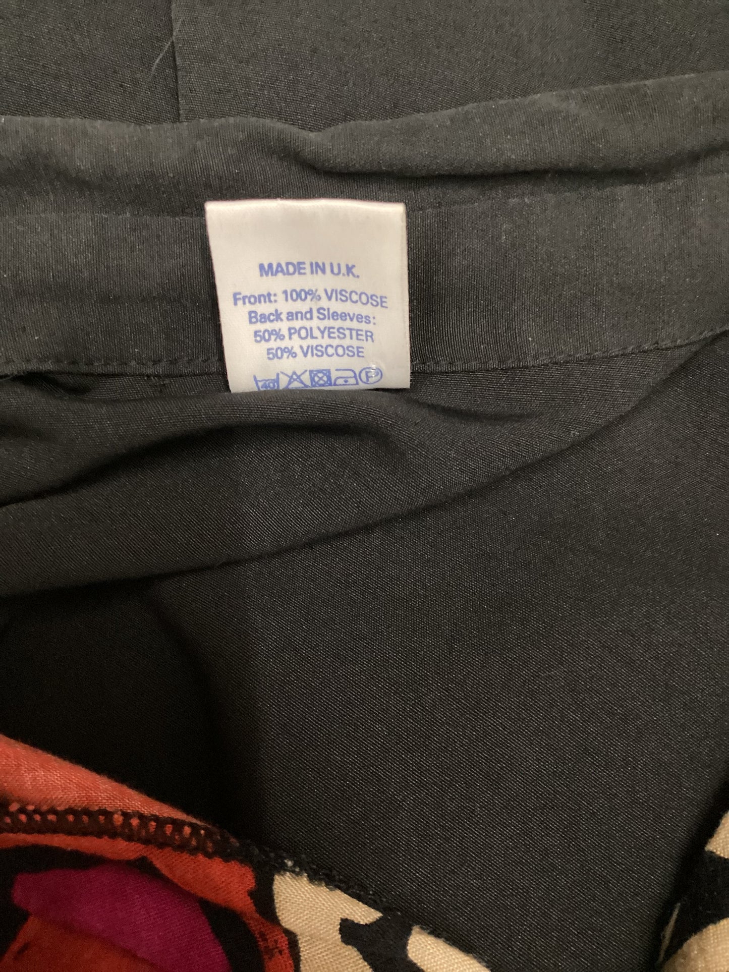 Vintage Vibrant Geometric Pattern Shirt Size 14