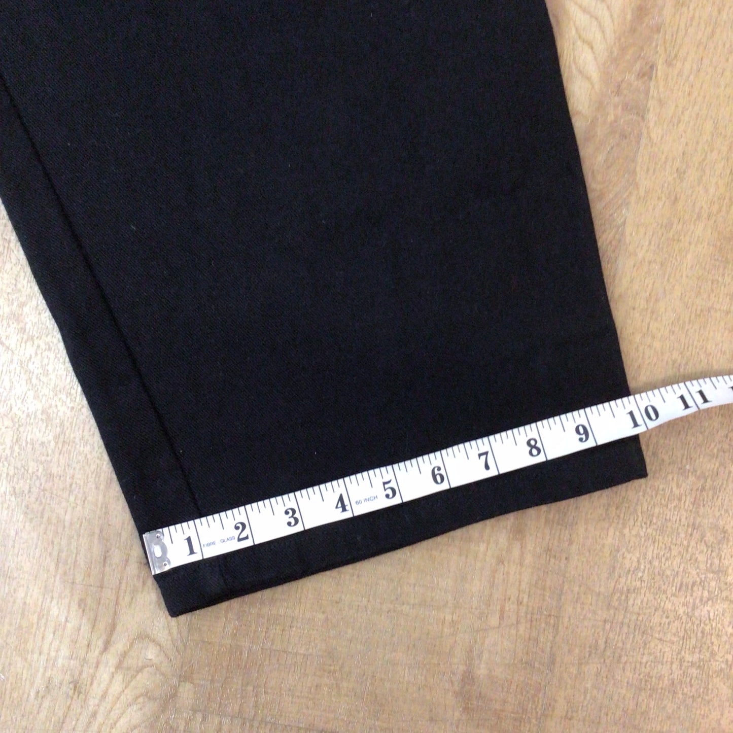 BNWT Lucy & Yak Black Addison Tapered Twill Trousers Size W50R