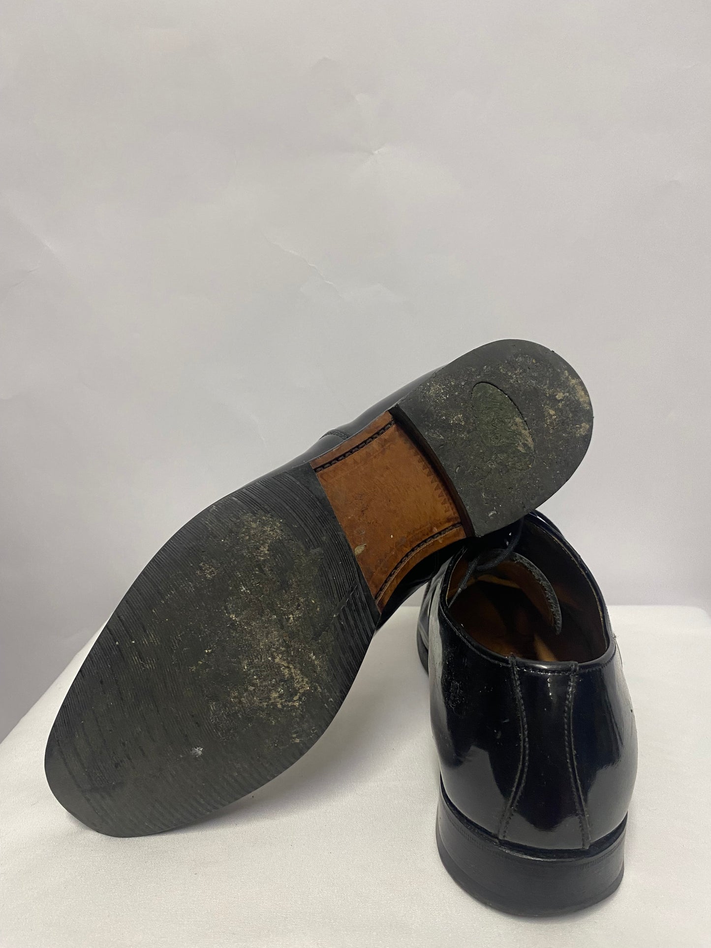 Alfred Sargent Black Patent Leather Oxford Brogues 7