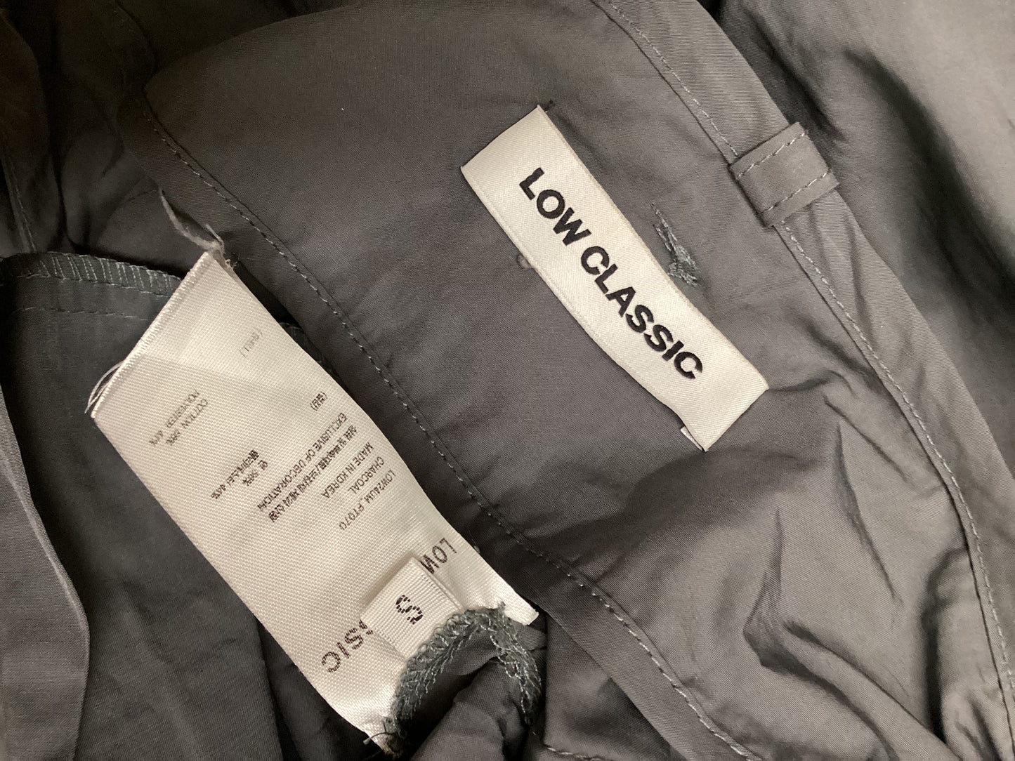 Low Classic Made in Korea Grey Trousers Size S