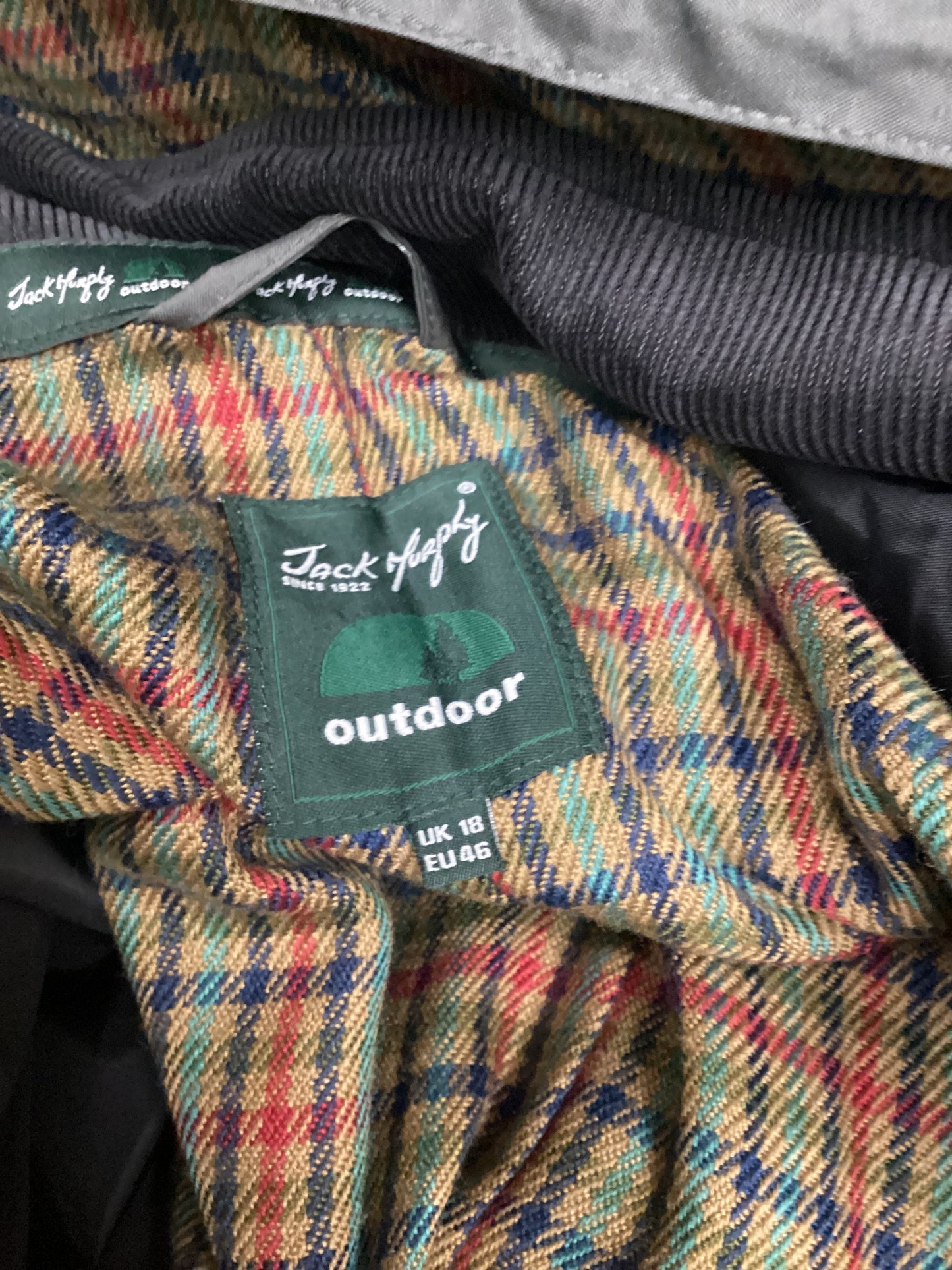 Jack Murphy Malvern Long Raincoat Green Size 18