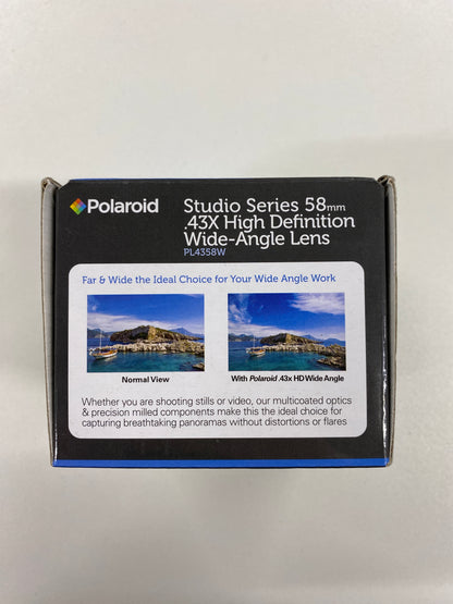 Polaroid Studio Series 58mm.43x High Definition Wide-angle Lens