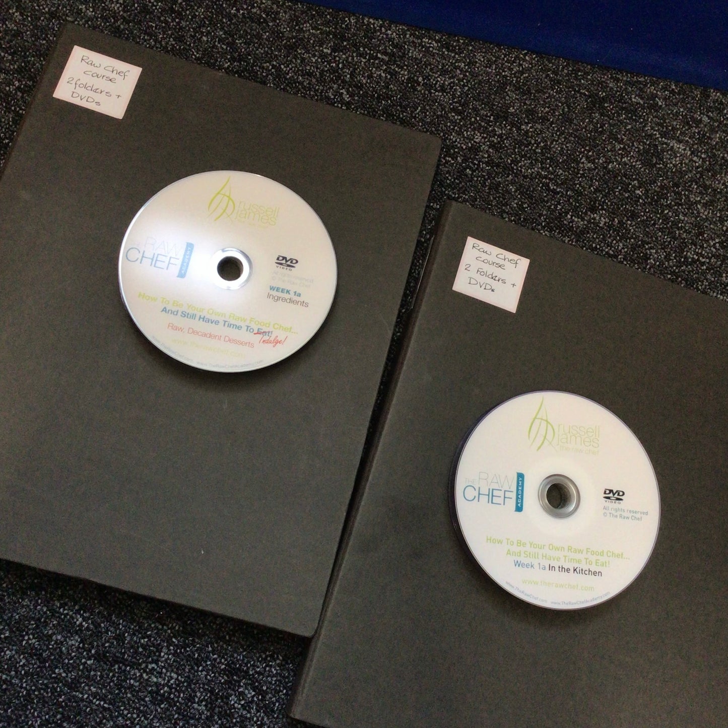 The Raw Chef Academy 2x 13 DVD Recipe Box Sets