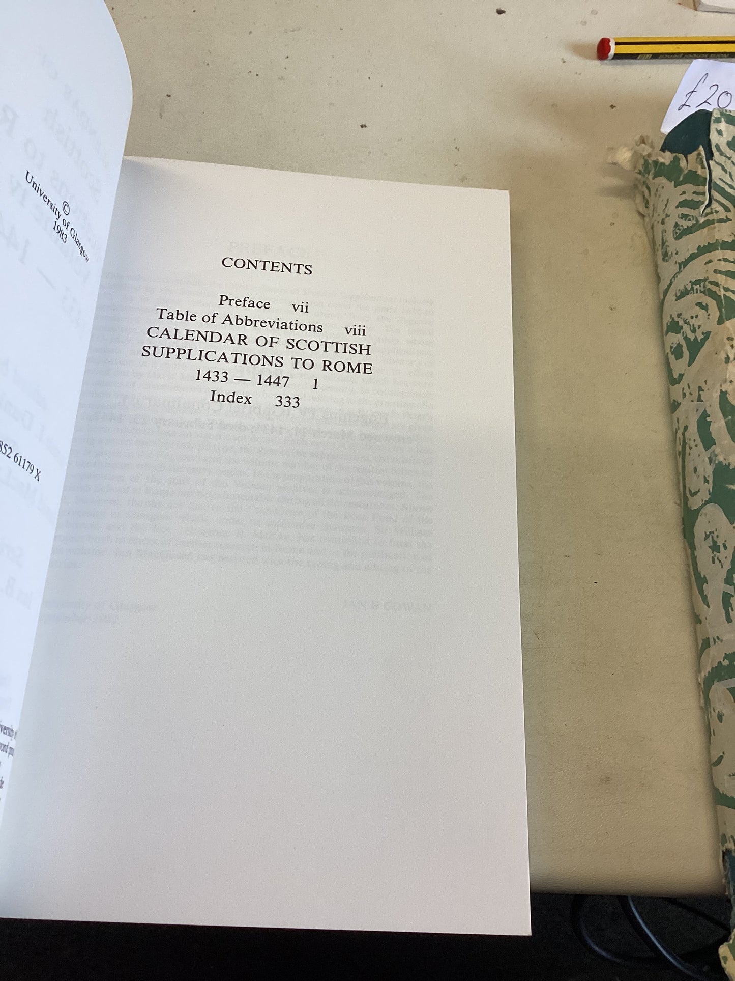 Calendar of Scottish Supplications to Rome Volume iv 1433-1447