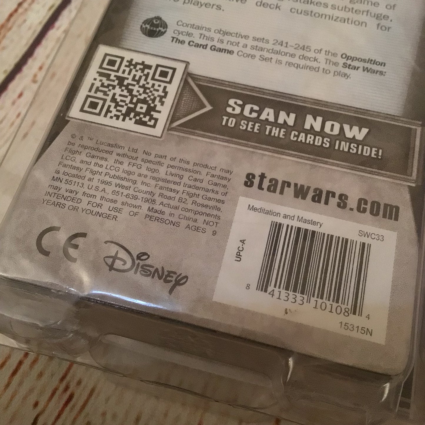 Star Wars Card Game: Meditation & Mastery Force Pack, 841333101084