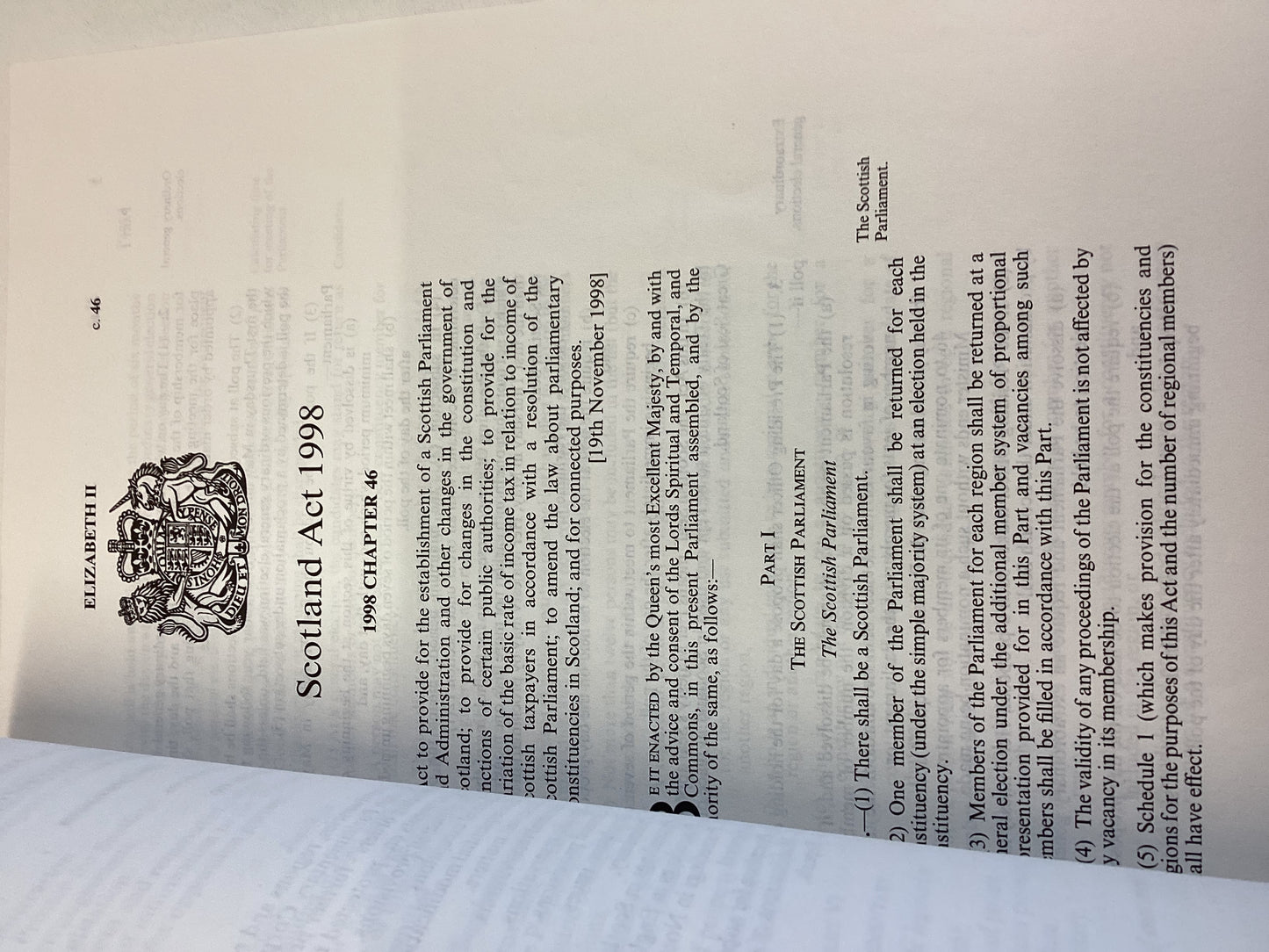 Scotland Act 1998 Chapter 46