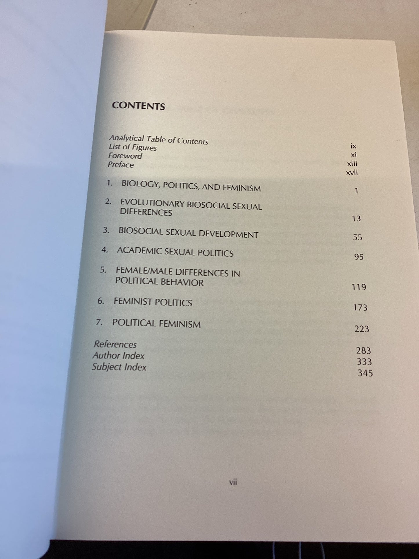 Research In Biopolitics Volume 1 1991 Sexual Politics and Political Feminism