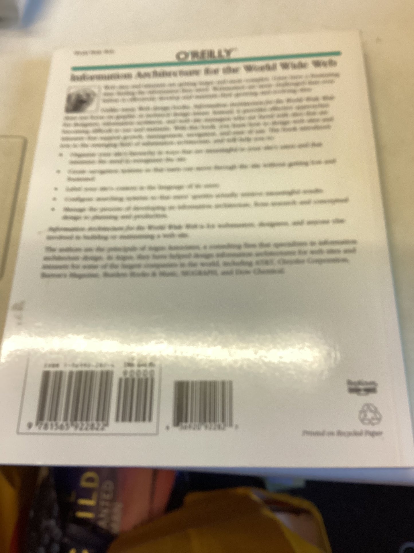 Information Architecture For The World Wide Web Louis Rosenfeld & Peter Morville