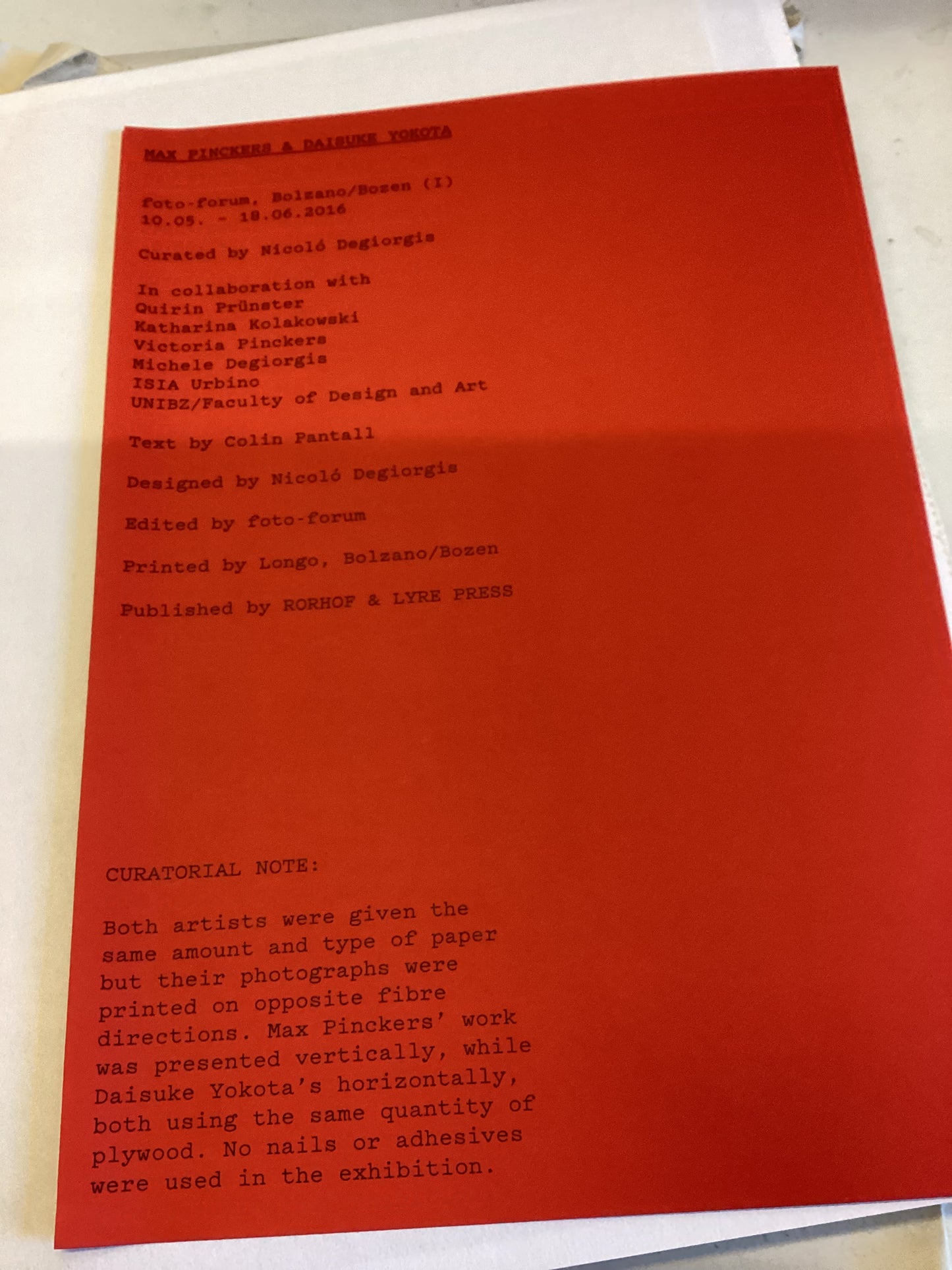 Max Pinckers Daisuke Yokota Foto-Forum Bolzano/Bozen