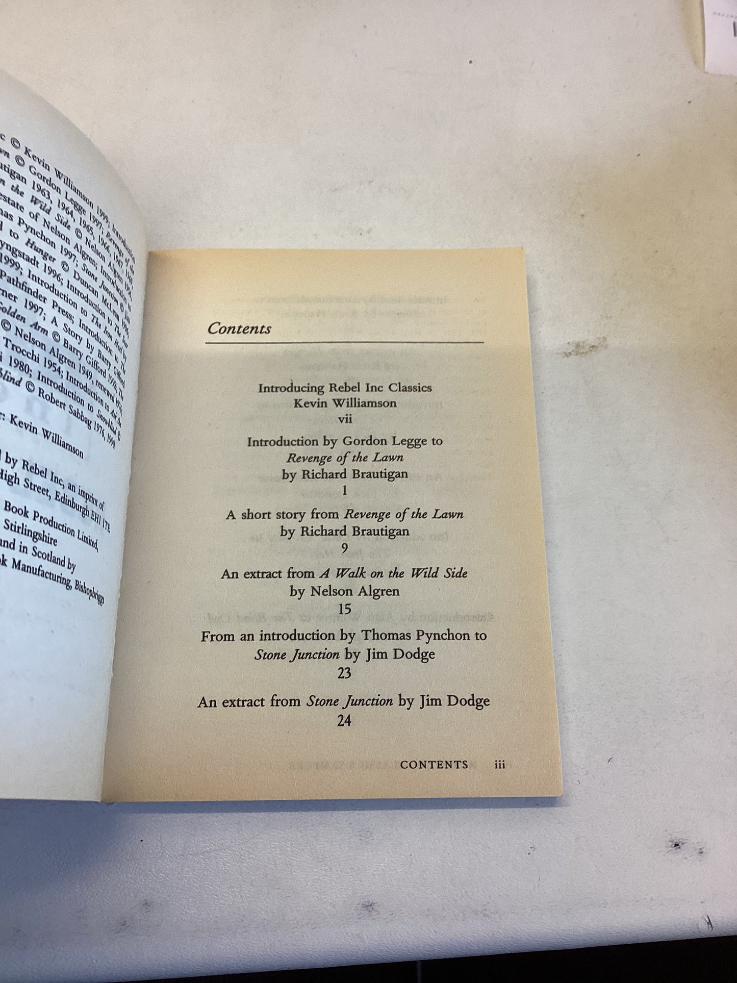Rebel Yell A Century of Underground Classics Edited and Introduced By Kevin Williamson