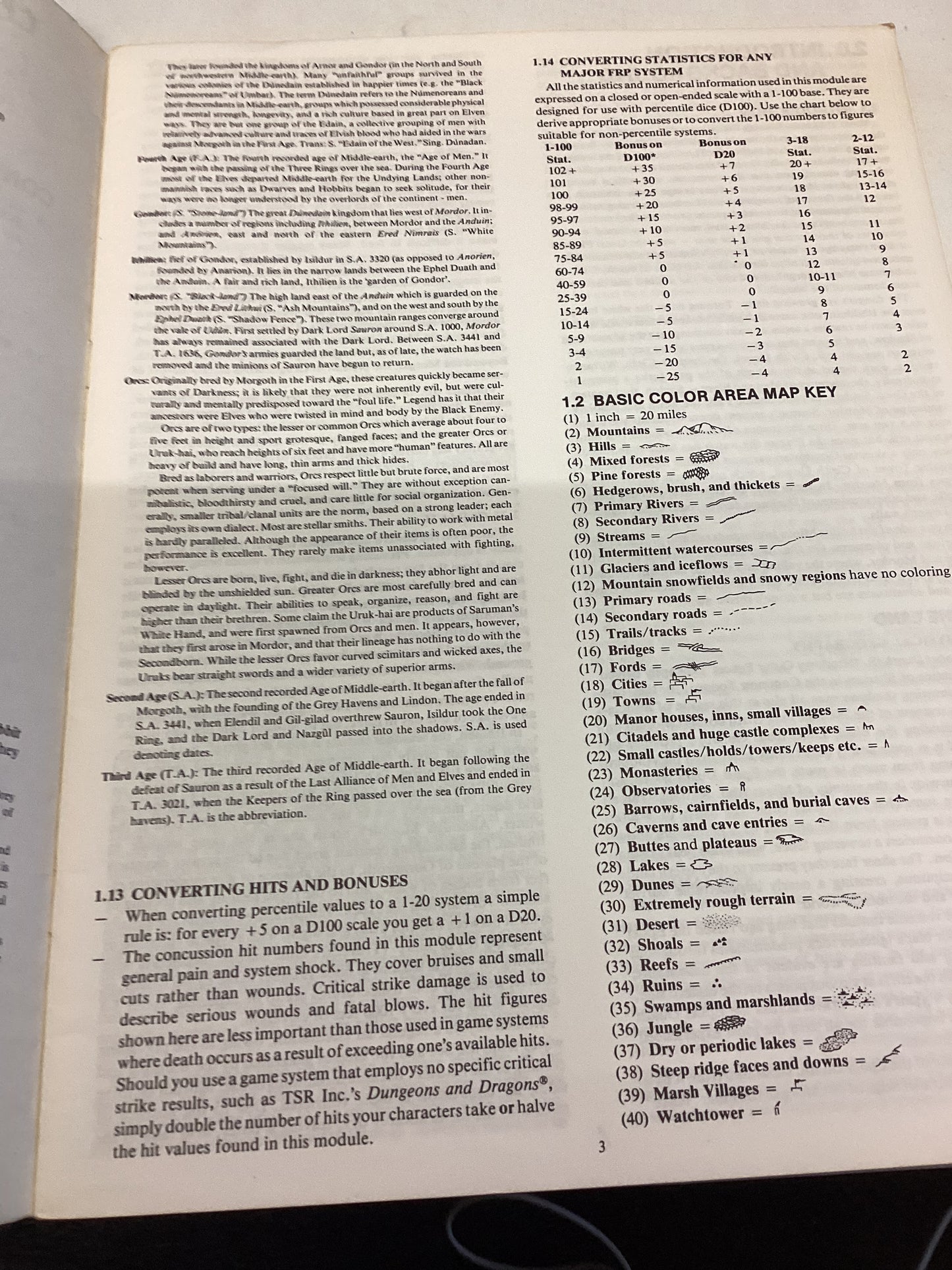 The Tower of Cirith Ungol and Shelob's Lair A Fantasy Role Playing Adventure Module From J R R Tolkin's Middle Earth