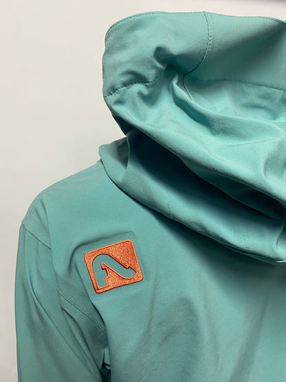 Flylow Turquoise Perm Waterproof Ski Jacket Small
