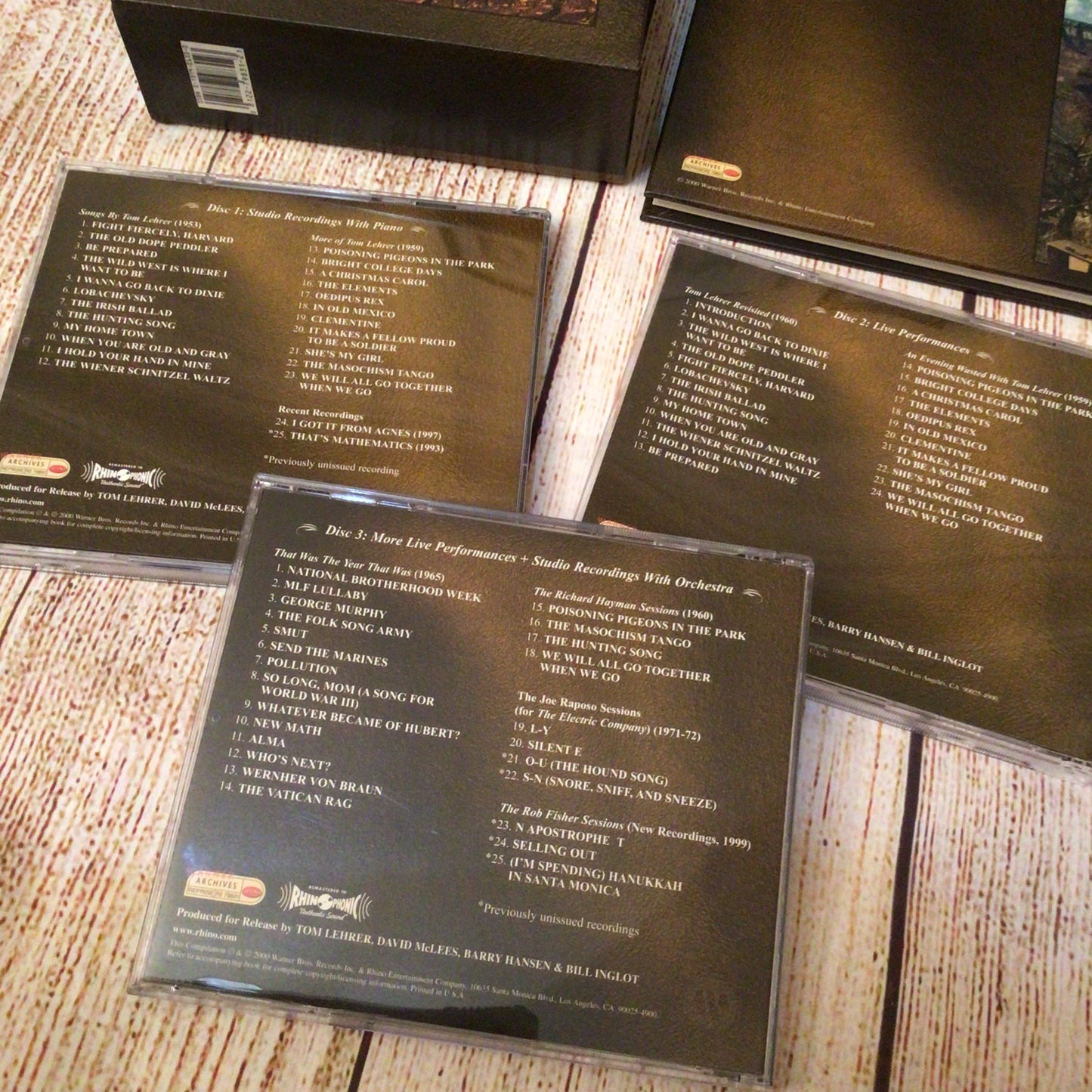 The Remains of Tom Lehrer, 3 CD Set (2000) 081227983123