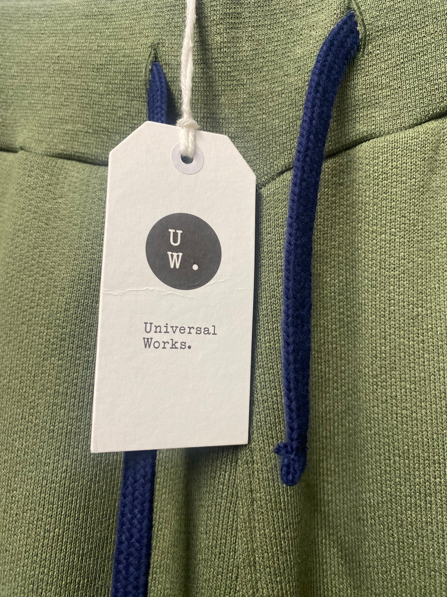 Universal Works Olive and Navy Organic Cotton Sweat Pant 34 BNWT