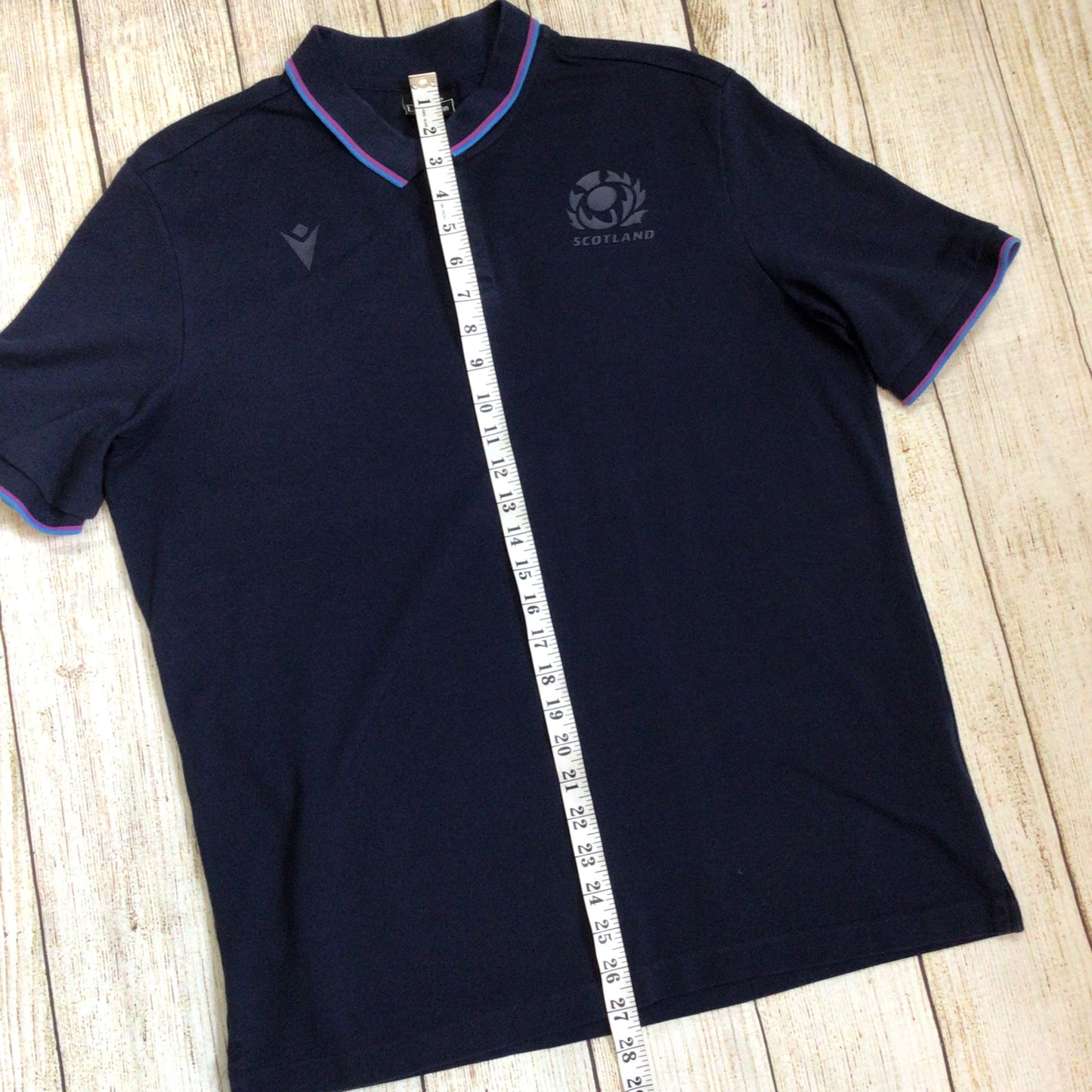 Macron Scotland Rugby Polo Shirt Size XL (184-189cm)