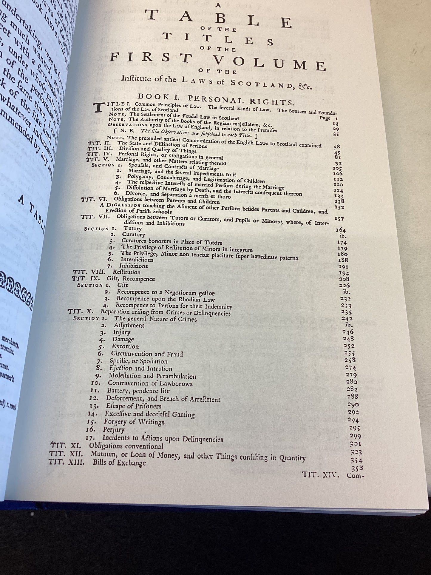 An Institute of the Law of Scotland Volume One 41 The Stair Society of Scotland Modern Reproduction Facsmilie Copy