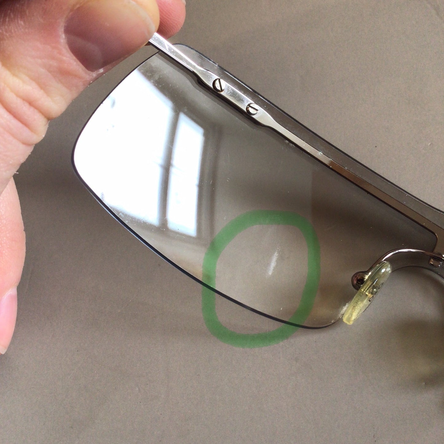 Dolce & Gabbana Silver Tone Wrap Sunglasses D&G 2104 D23 132115 w/Case