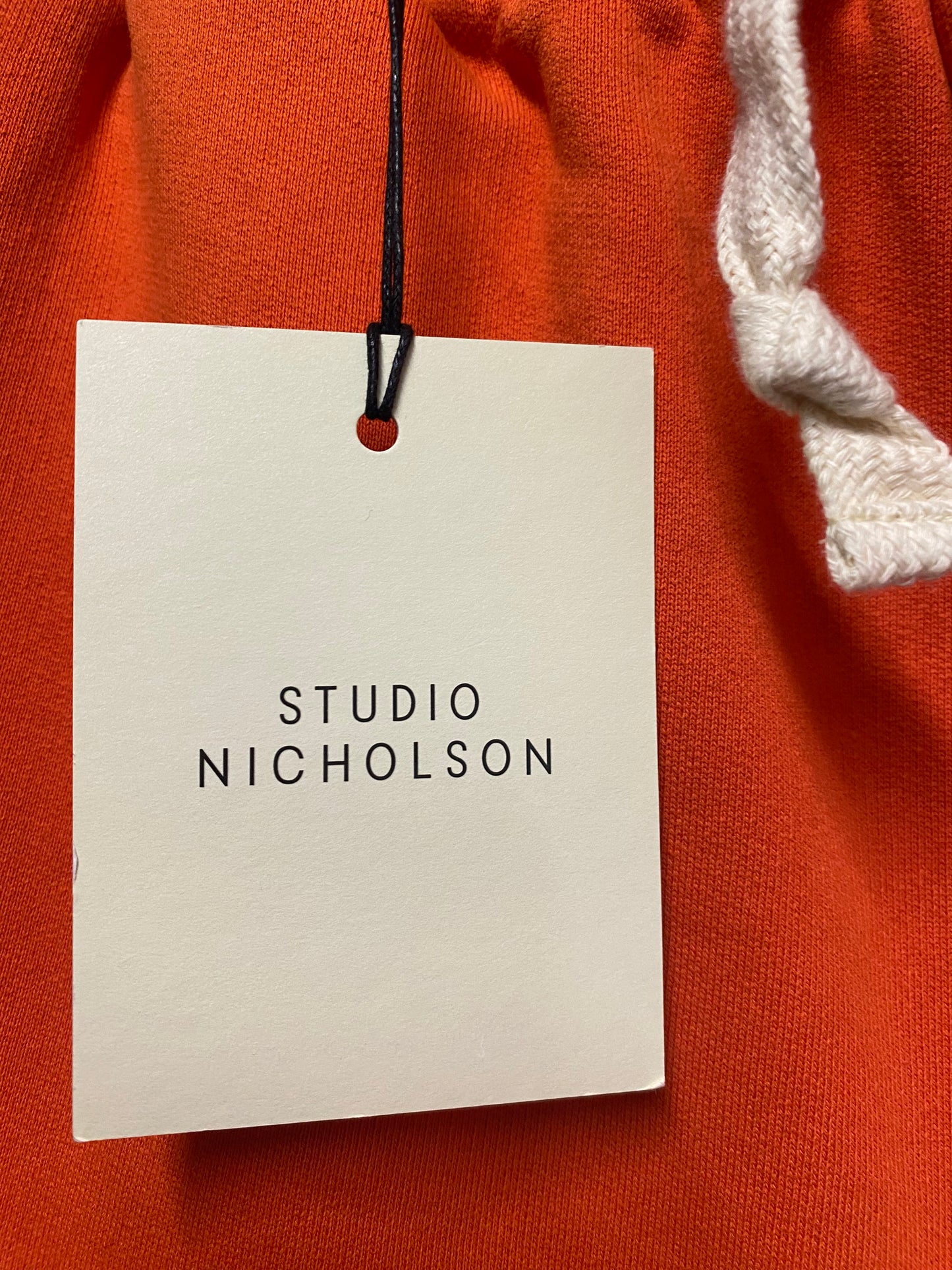 Studio Nicholson orange Jersey Shorts Medium BNWT