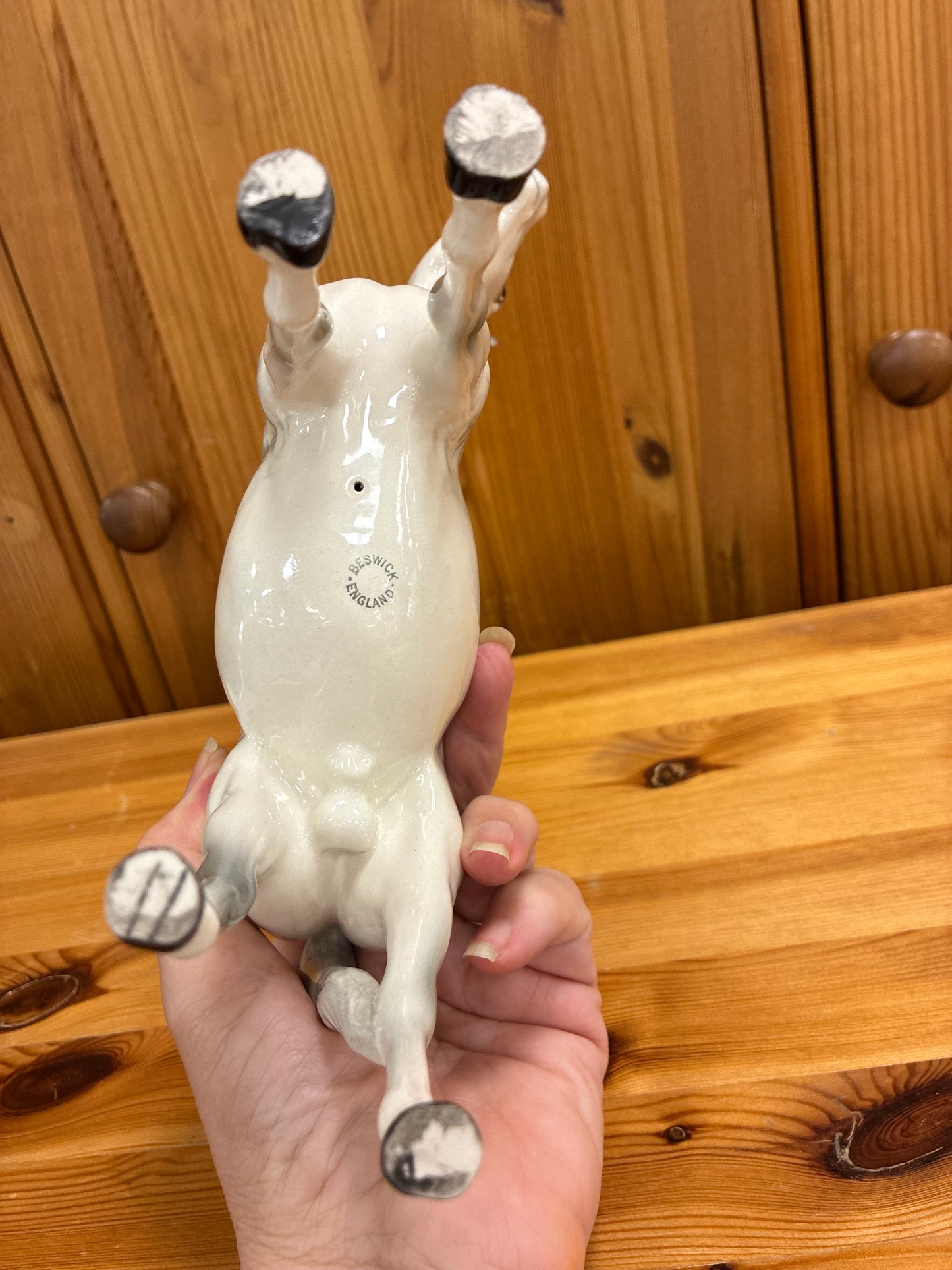 Beswick Horse The Arab Bahram Dapple Grey Gloss Model No.1771