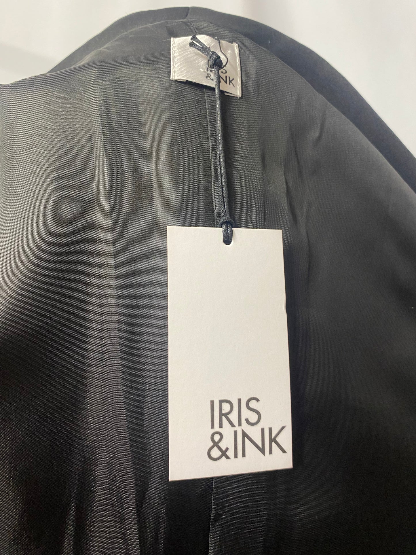 Iris and Ink Black Single Button Blazer 10 BNWT