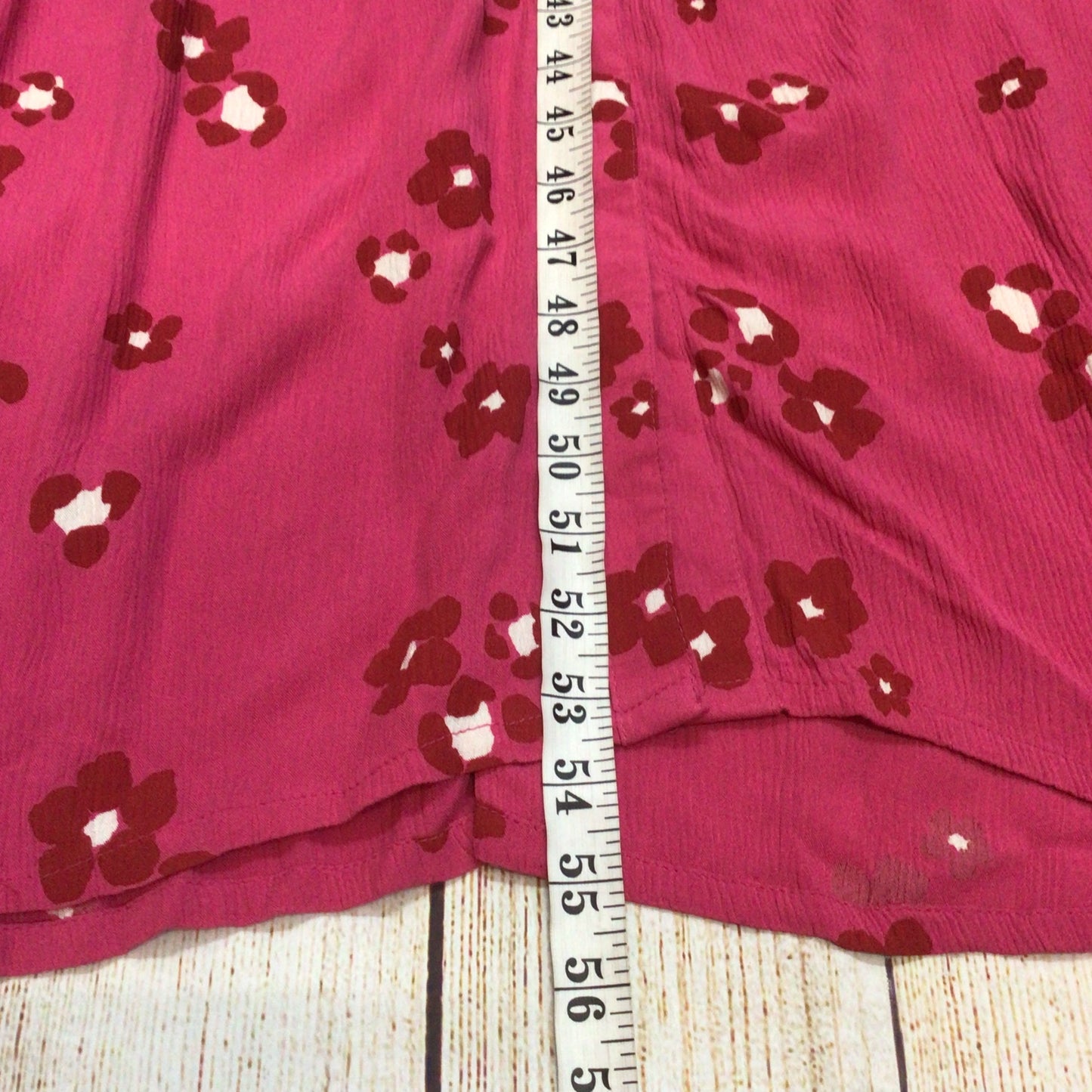 Simply Be Pink Floral Button Up Dress w/Pockets Size 20