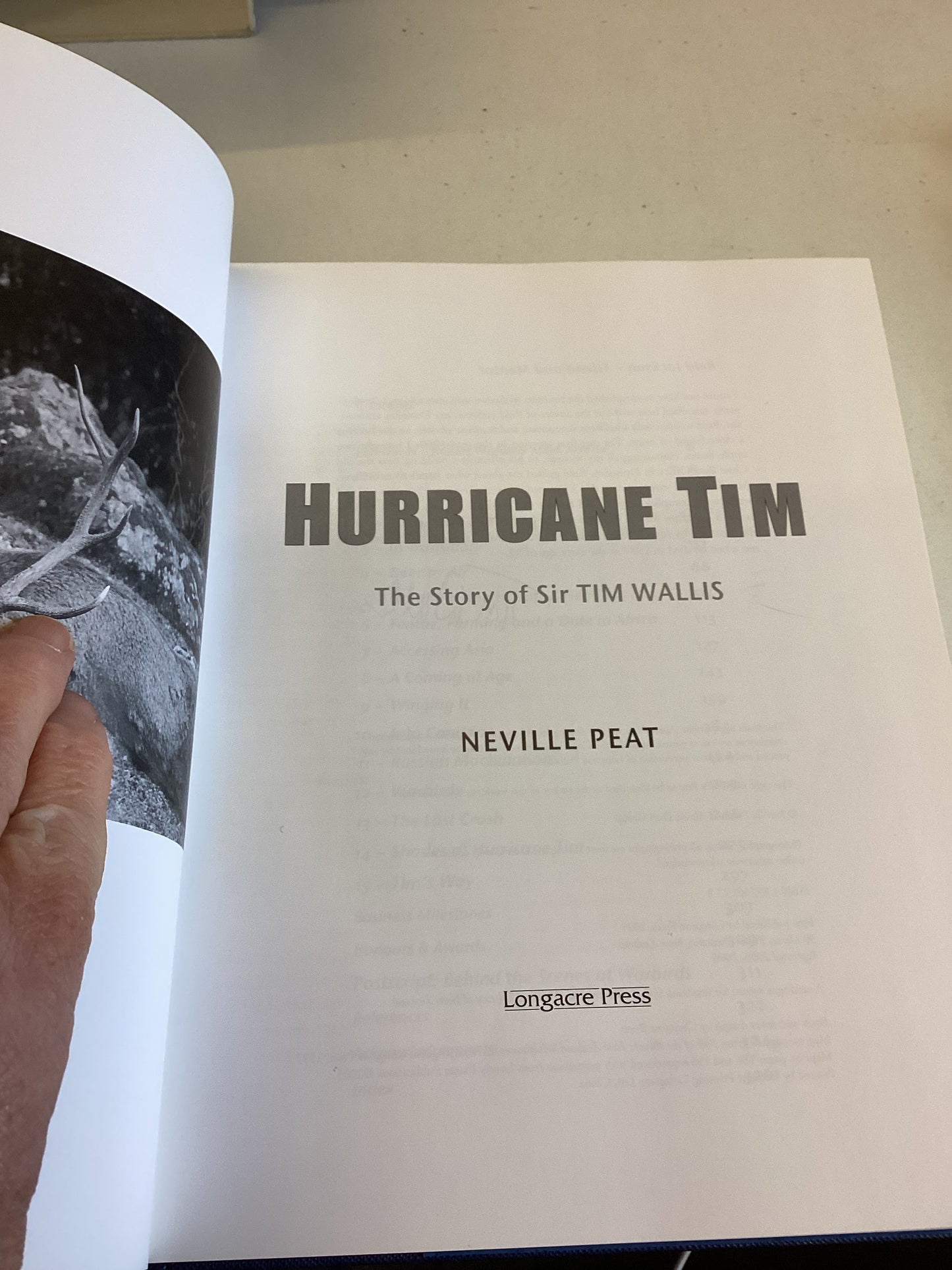 Hurricane Tim The Story of Sir Tim Wallis Neville Peat