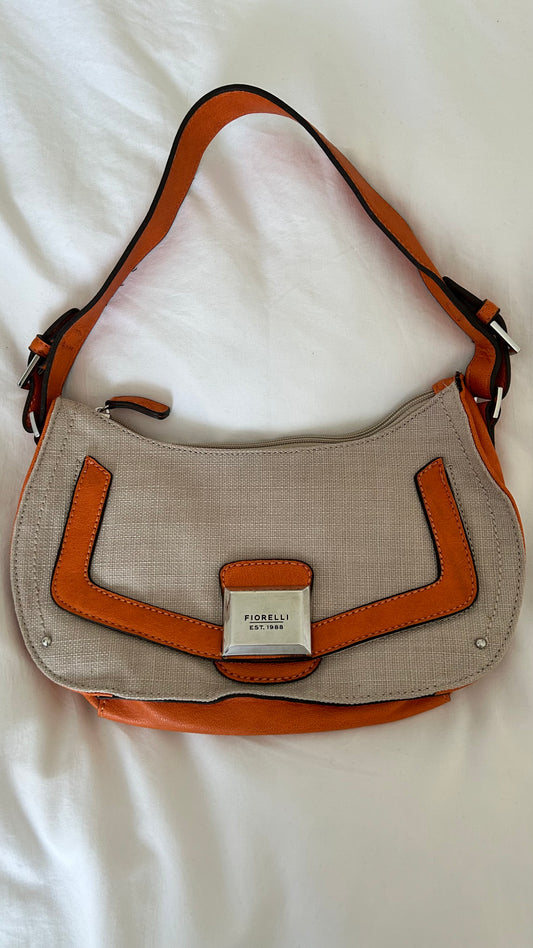 Fiorelli  Orange/ straw Summer Handbag