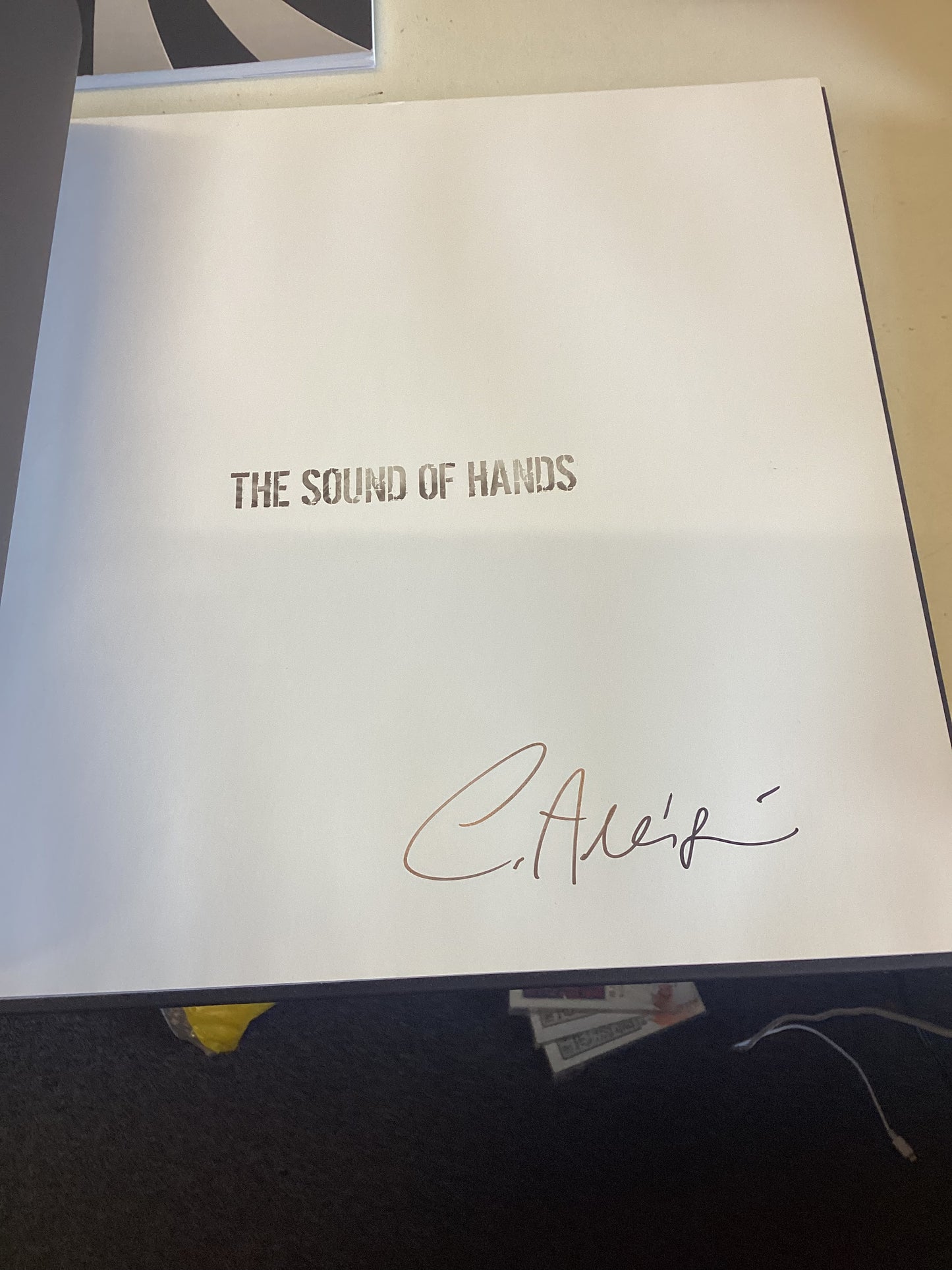 The Sound of Hands Cristina Arrigon Signed Wall of Sound Editions