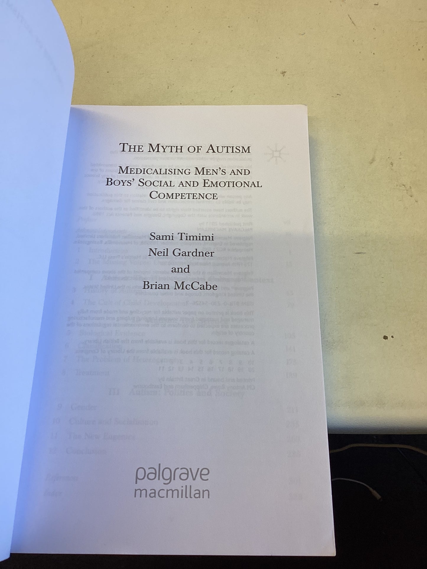 The Myth of Autism Sami Timimi Neil Gardner and Brian McCabe