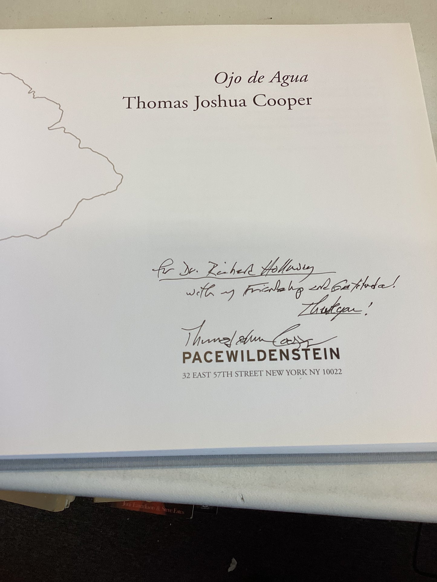 Ojo De Agua Thomas Joshua Cooper Signed