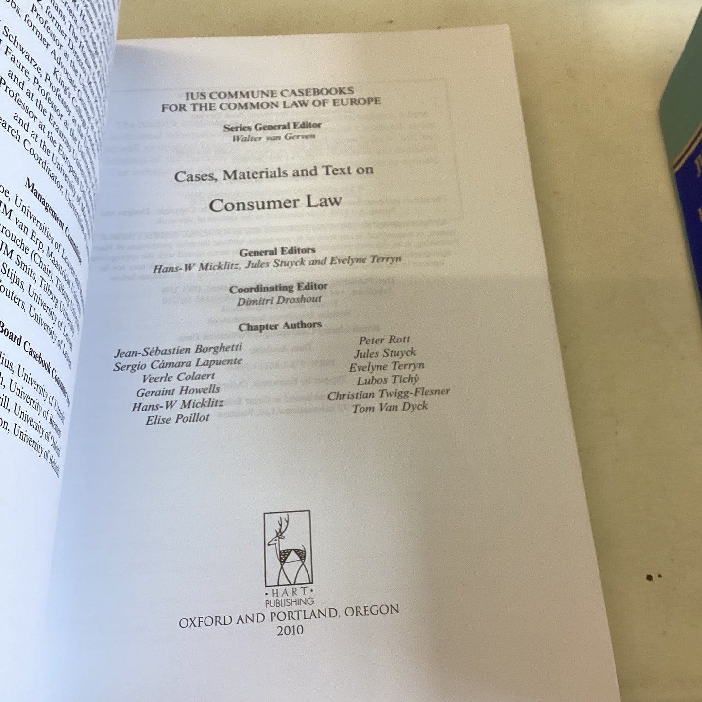 Consumer Law Cases, Materials and Text Micklitz Stuyck Terryn