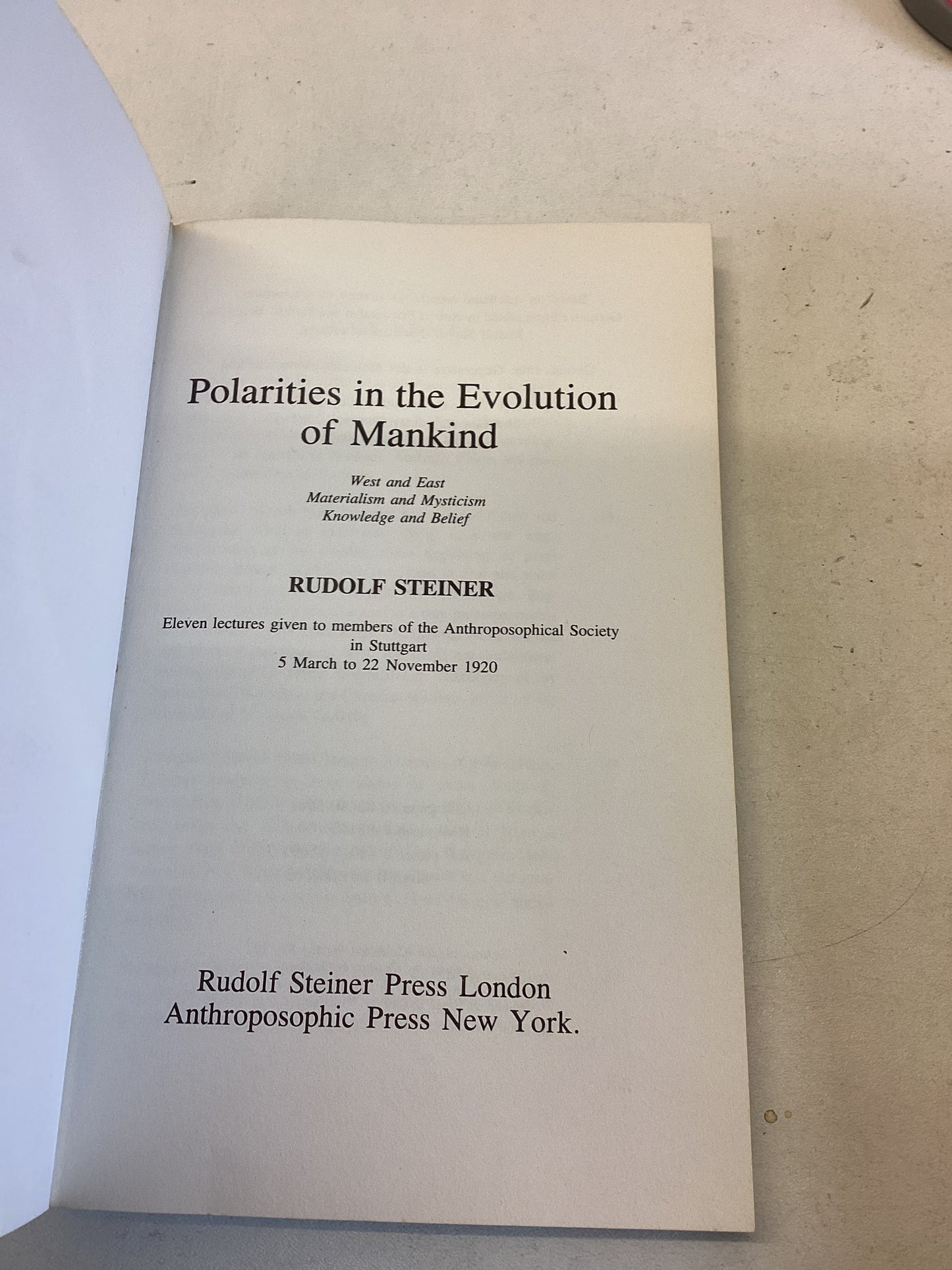 Polarities In The Evolution of Mankind Rudolf Steiner