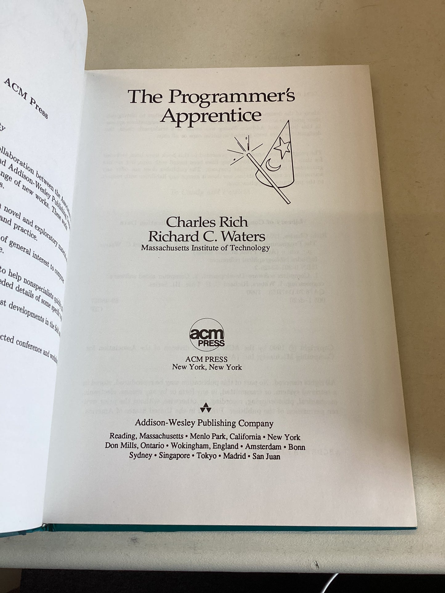 The Programmer's Apprentice Charles Rich Richard C Waters