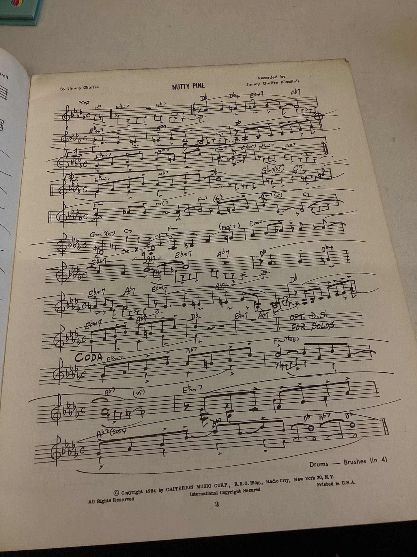 Jimmy Giuffre Sketch-Orks Designed For Small Groups