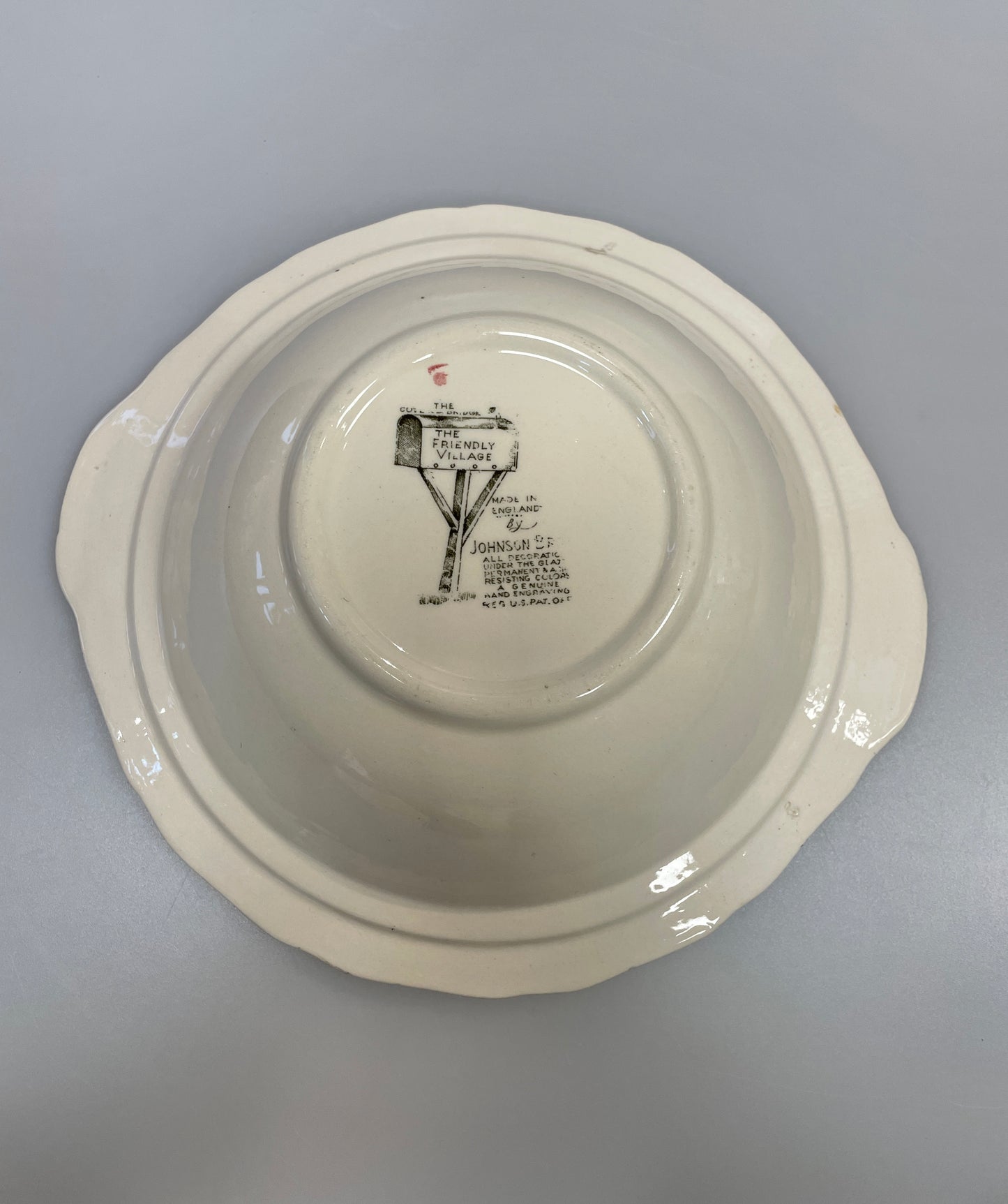 Johnson Brothers Vintage The Friendly Village The Covered Bridge Vegetable Serving Bowl