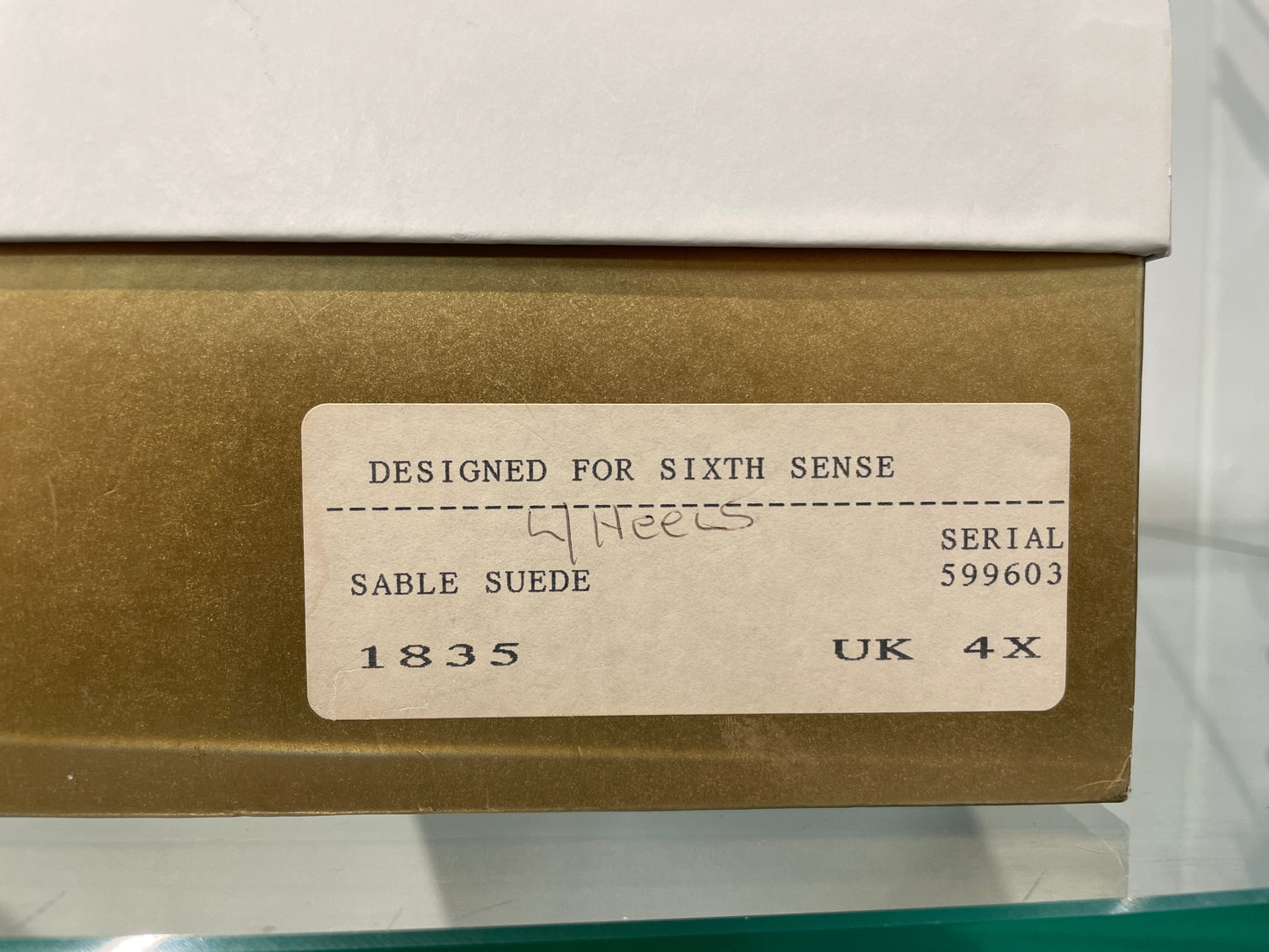 Gina New in Box Beige Suede & Animal Effect Leather Block Heel Court Shoes UK 4.5